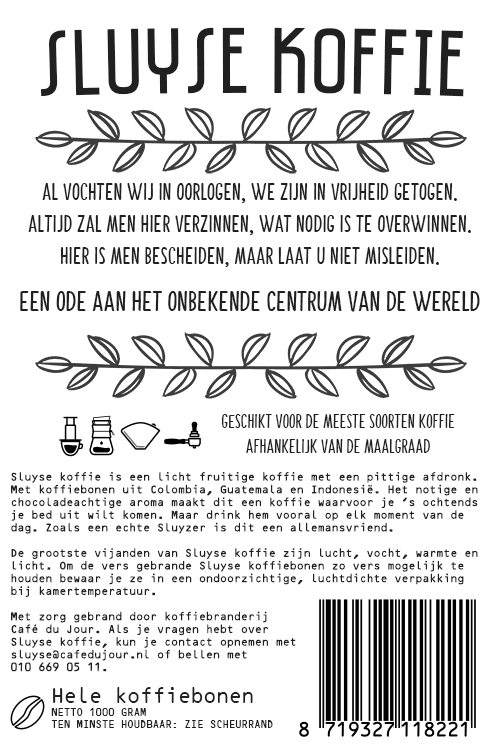 Sluyse caffè - un’ode a Maassluis