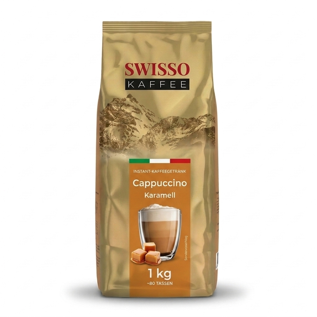 Swisso Kaffee Cappuccino Caramello - cappuccino solubile - 1 kg