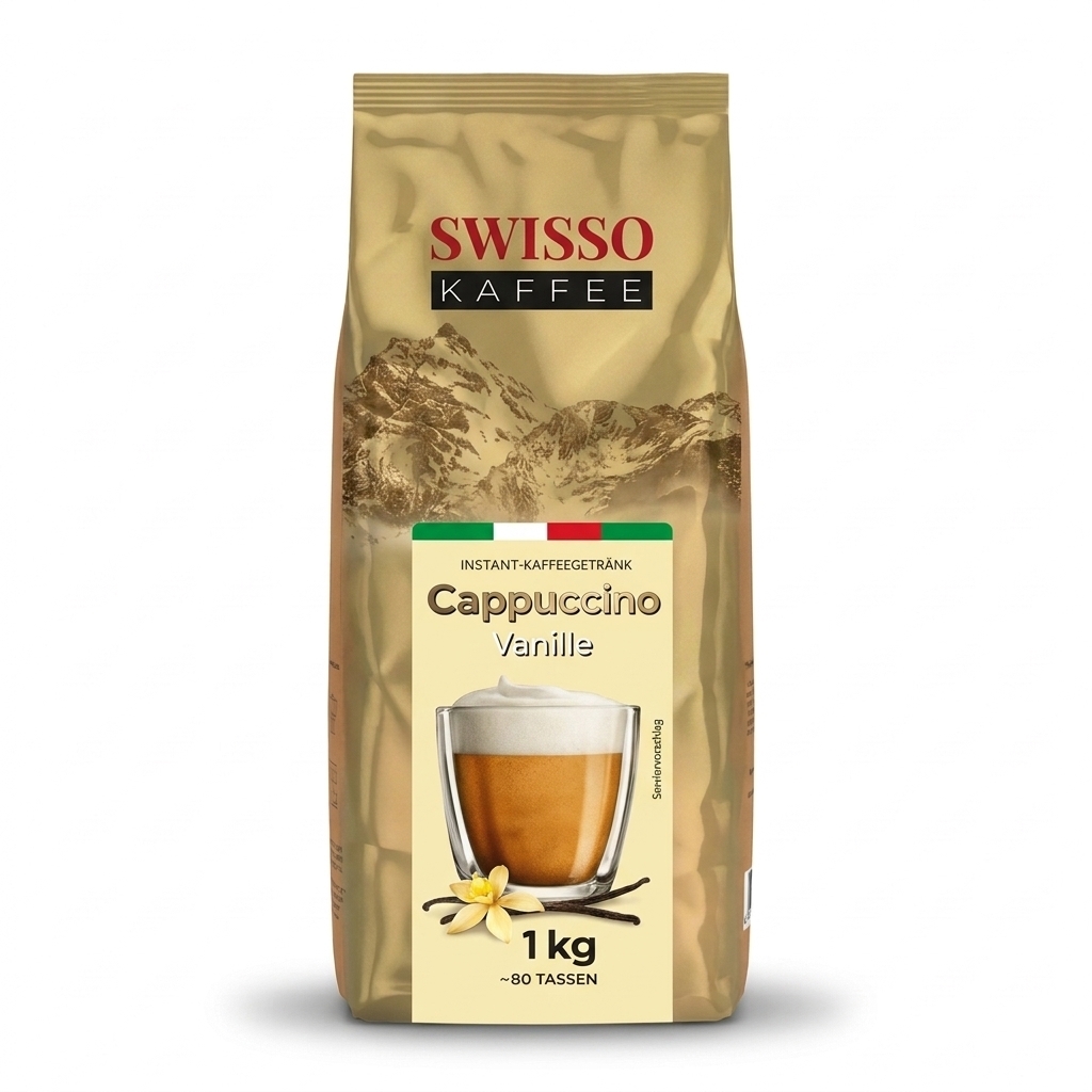 Swisso Kaffee Cappuccino Vaniglia - cappuccino solubile - 1 kg
