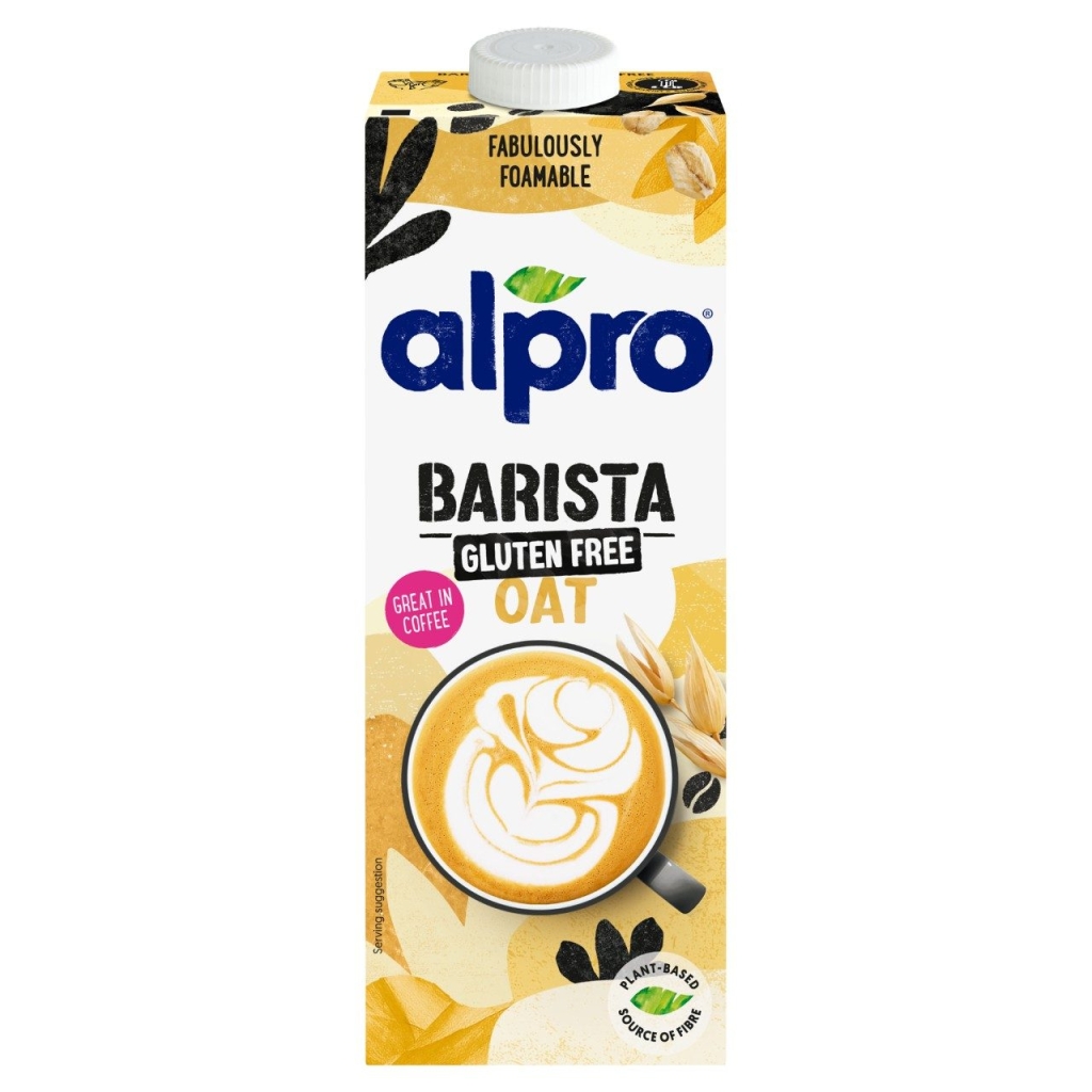 Alpro Barista Avena - bevanda montabile senza glutine - scatola da 8 x 1 litro