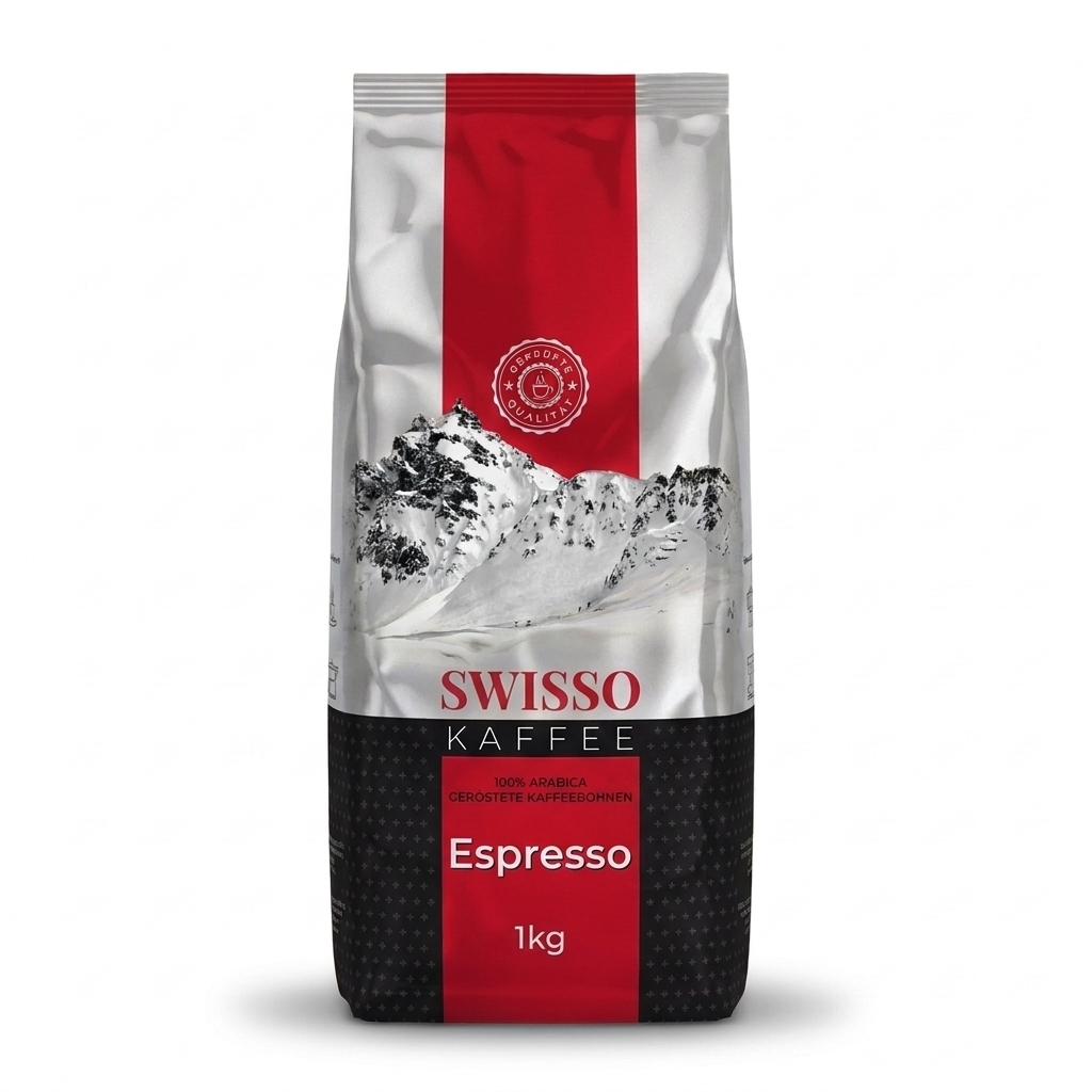 Swisso Kaffee Espresso - chicchi di caffè - 1 kg