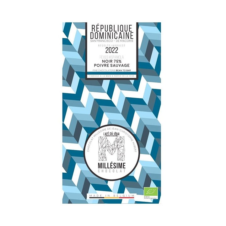 Millésime - Dominicana (con pepe selvatico) - 75% cioccolato fondente