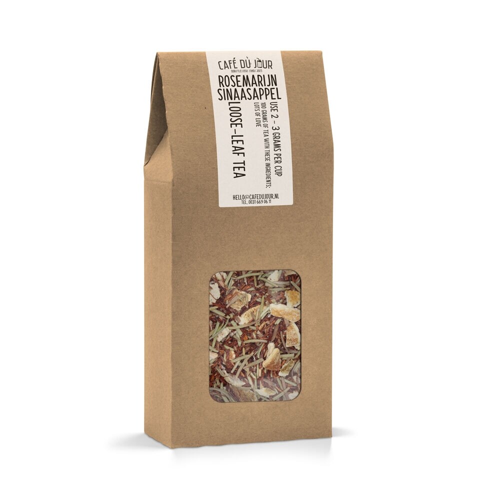 Rosmarino & Arancia - Tè Rooibos 100 grammi - Café du Jour tè sfuso