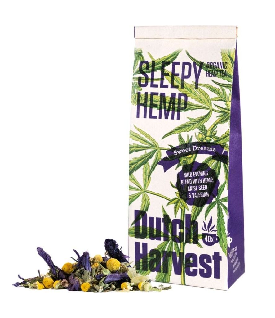 Sleepy Hemp - Tisana di Canapa & Erbe 40 gram - Dutch Harvest tè sfuso
