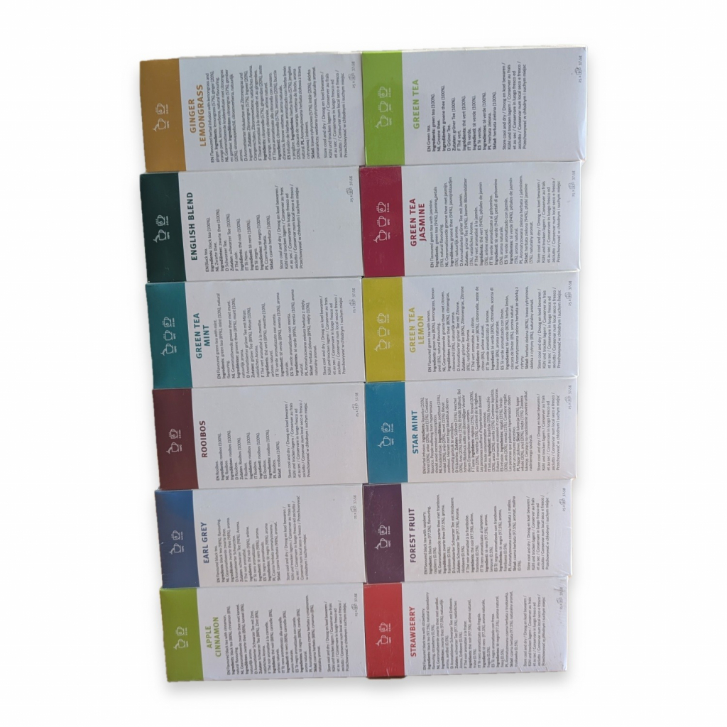 Confezione assortita - Sunleaf - 12 x 25 bustine di tè