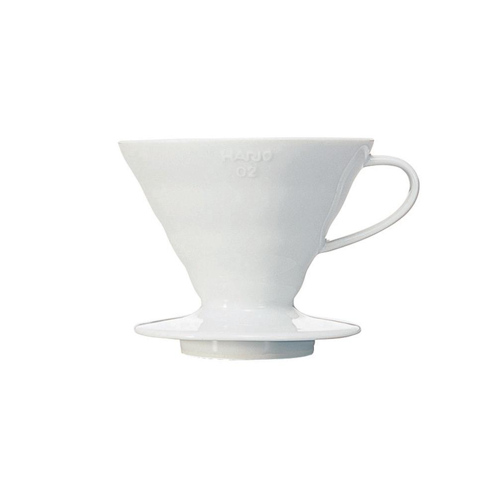 Hario V60 dripper - porcellana bianca misura 02