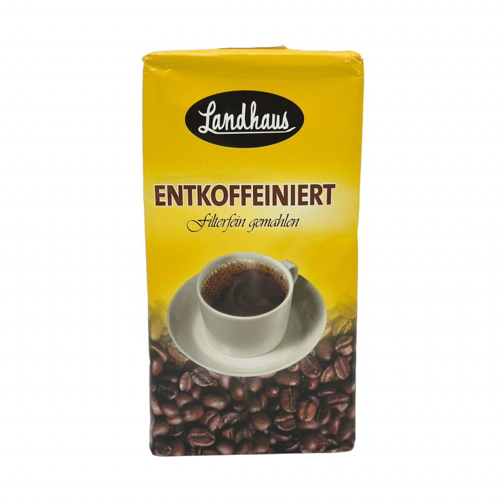 Landhaus Entkoffeiniert Decaffeinato - caffè macinato - 500 grammi