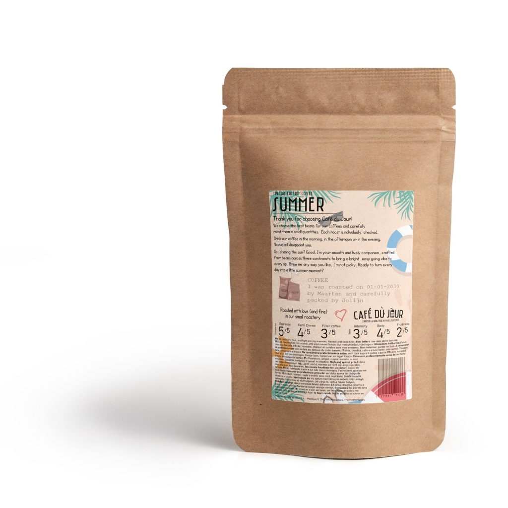 Café du Jour Caffè estivo - chicchi di caffè freschi