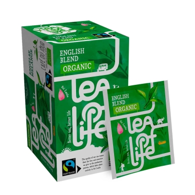Miscela inglese - Biologica ed equosolidale - Tea of Life - 25 bustine di tè