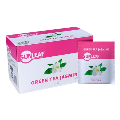 Tè verde al gelsomino - Sunleaf - 25 bustine di tè