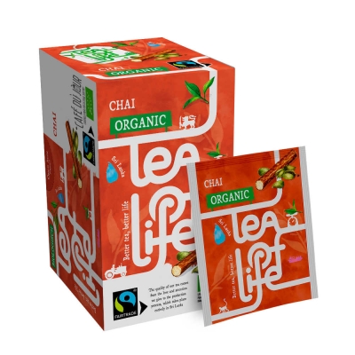 Chai - Biologico ed equosolidale - Tea of Life - 25 bustine di tè