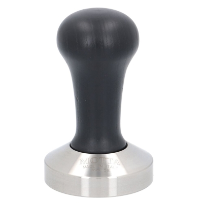 Tampone da caffè Motta - 58 mm - acciaio inox / nero