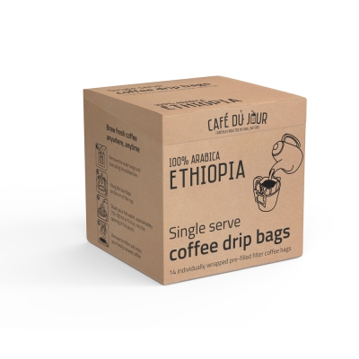 Etiopia - Sacchetti gocciolanti di caffè monodose - 14 pezzi