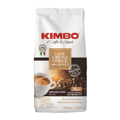 Kimbo Dolce Crema - caffè in grani - 1 chilo