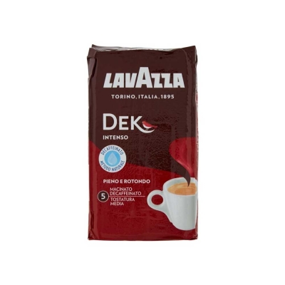 Lavazza DEK Intenso Decaffeinato - Caffè macinato - 250g