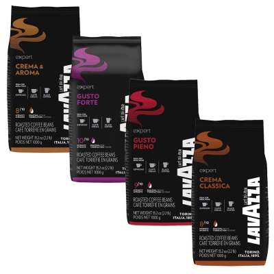 Confezione degustazione Lavazza Expert (vending) - caffè in grani - 4 x 1 chilo 