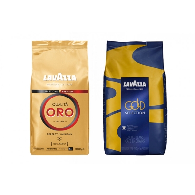 Confezione degustazione Lavazza Gold - caffè in grani - 2 x 1 chilo