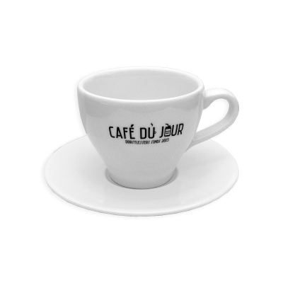 Tazza e piattino da caffè Café du Jour