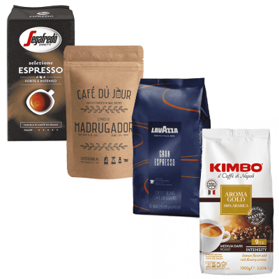 Confezione da degustazione - Forte ma non amaro - 4 kg di caffè in grani