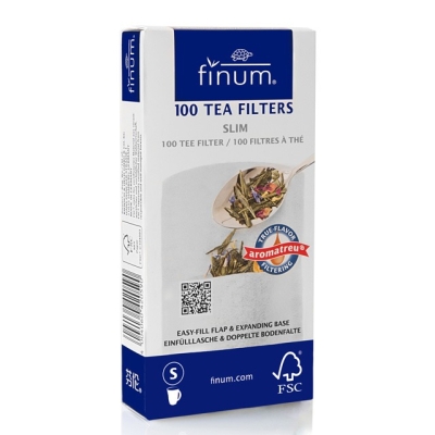 Filtri per tè S Finum - da 2 a 4 tazze - 100 pezzi
