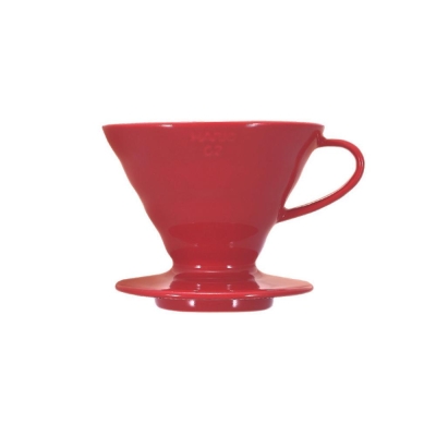 Gocciolatore Hario V60 - rosso porcellana - misura 02