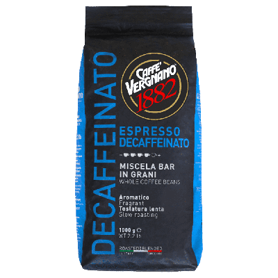 Caffè Vergnano 1882 Decaffeinato Espresso - caffè in grani - 1 chilo