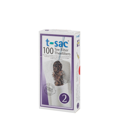 filtri per tè t-sac No. 2 - per 100 x quattro tazze di tè