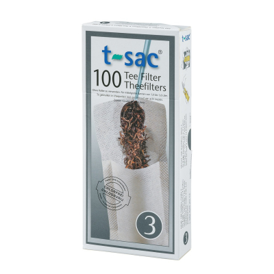 filtri per tè t-sac No. 3 - per 100 x otto tazze di tè