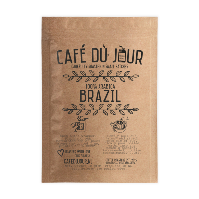Café du Jour Single Serve Drip Coffee - 100% arabica BRASILE - caffè filtro a portata di mano!