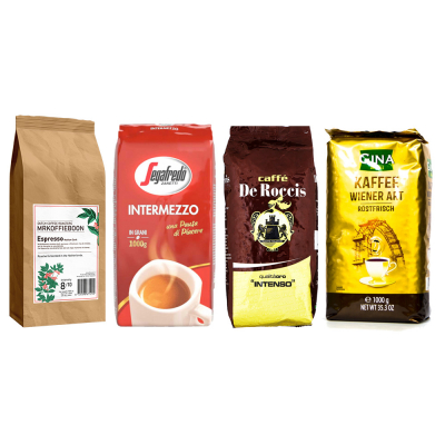 Confezione campione - caffè in grani economico - 4 chili