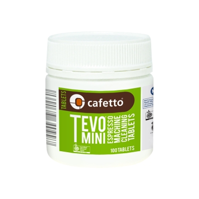 Cafetto Tevo® mini - pastiglie per la pulizia delle macchine da caffè (1,5 g) - 100 pezzi