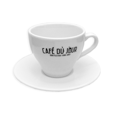 Tazza e piattino per cappuccino Café du Jour