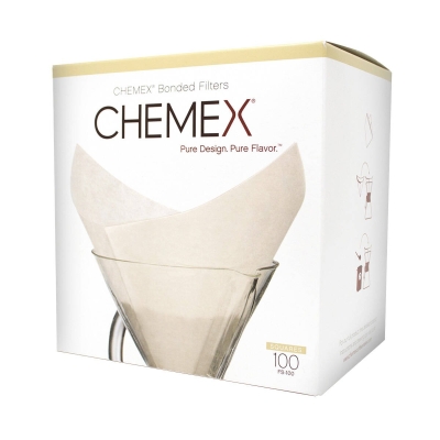 Filtri per caffè Chemex - FS-100 Bonded (piegati) - 100 pezzi