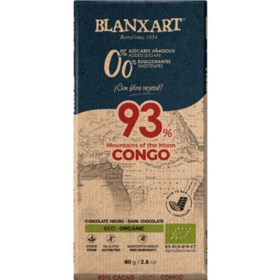 Blanxart - Congo 0,0% zuccheri aggiunti - 93% cioccolato fondente