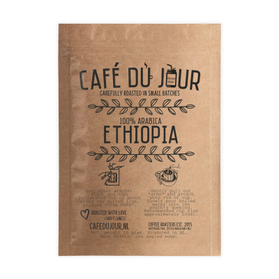 Café du Jour Single Serve Drip Coffee - 100% arabica ETHIOPIA - caffè filtro a portata di mano!