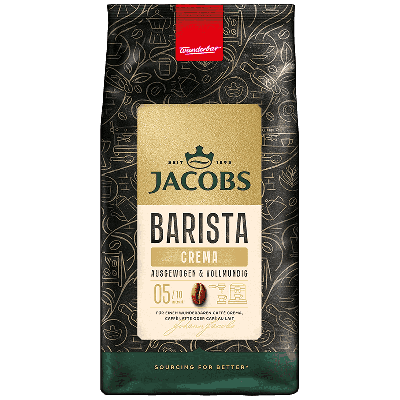 Jacobs Barista Crema - caffè in grani - 1 chilo