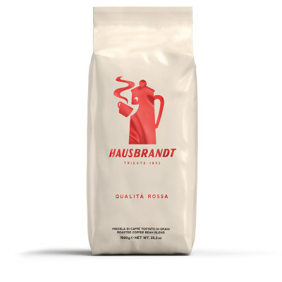 Caffè Hausbrandt Qualità Rossa - caffè in grani - 1 chilo