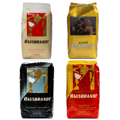 Confezione degustazione Hausbrandt - caffè in grani - 4 x 1 Kilo