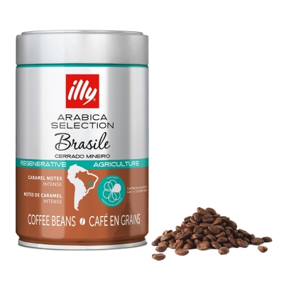 illy Selezione Arabica Brasile Cerrado Mineiro - caffè in grani - 250 grammi