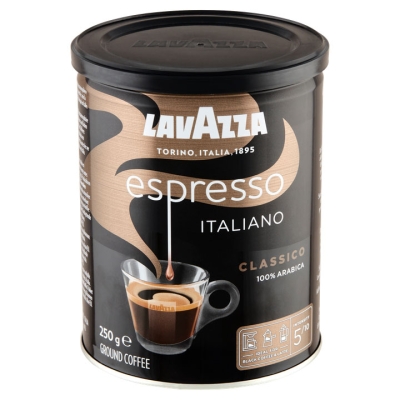 Lavazza Espresso Italiano Classico in lattina - caffè macinato - 250 grammi