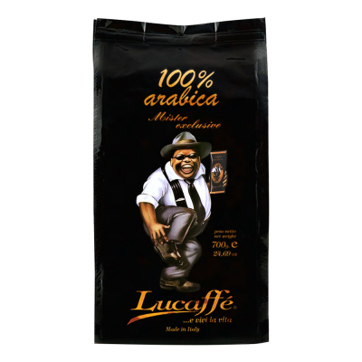 Lucaffé 100% arabica Mister Exclusive - caffè in grani - 700 grammi