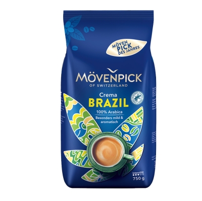 Mövenpick - Caffè dell'anno - Crema Brasile - caffè in grani - 750g