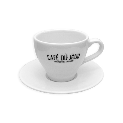 Tazza e piattino da caffè Café du Jour