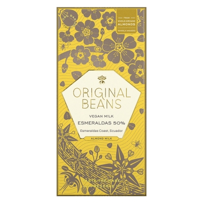 Fagioli Originali - Esmeraldas Vegan Almond - 50% di cioccolato al latte di mandorla