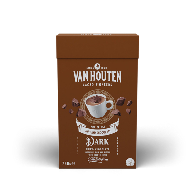 Cioccolato fondente macinato Van Houten - Fondente - 750 grammi