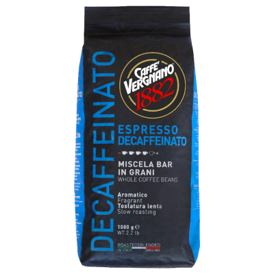 Caffè Vergnano 1882 Decaffeinato Espresso - caffè in grani - 1 chilo