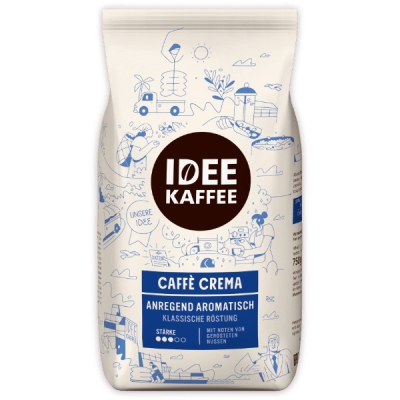 Idee Kaffee Caffè Crema - caffè in grani - 750 grammi