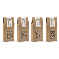 Café du Jour tè sfuso fresco - quartetto speziato - 4 x 100 grammi