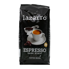 Lazarro espresso dark roast - chicchi di caffè - 1 chilo