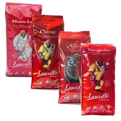 Confezione degustazione Lucaffé - caffè in grani - 4 x 1 chilo